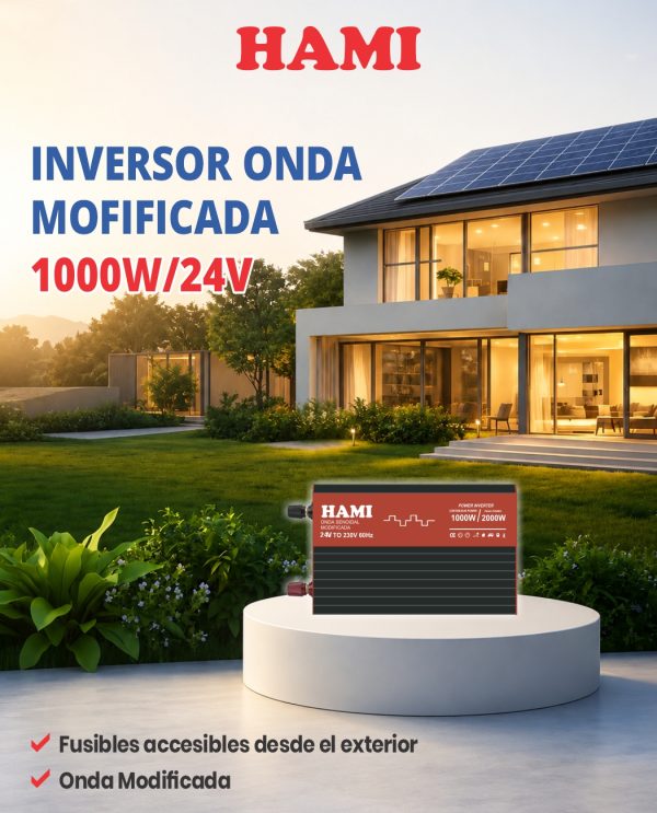 HAMI IMPORTADO 1000W/24V ONDA MODIFICADA