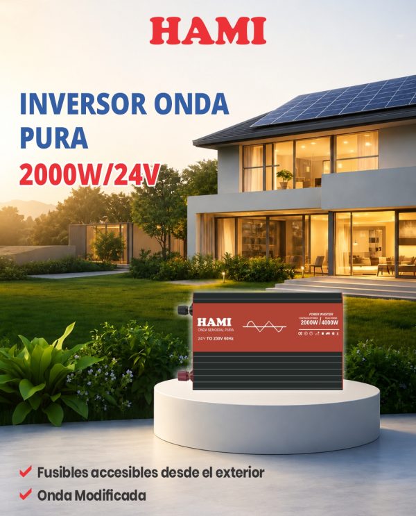 HAMI IMPORTADO 2000W/24V ONDA PURA