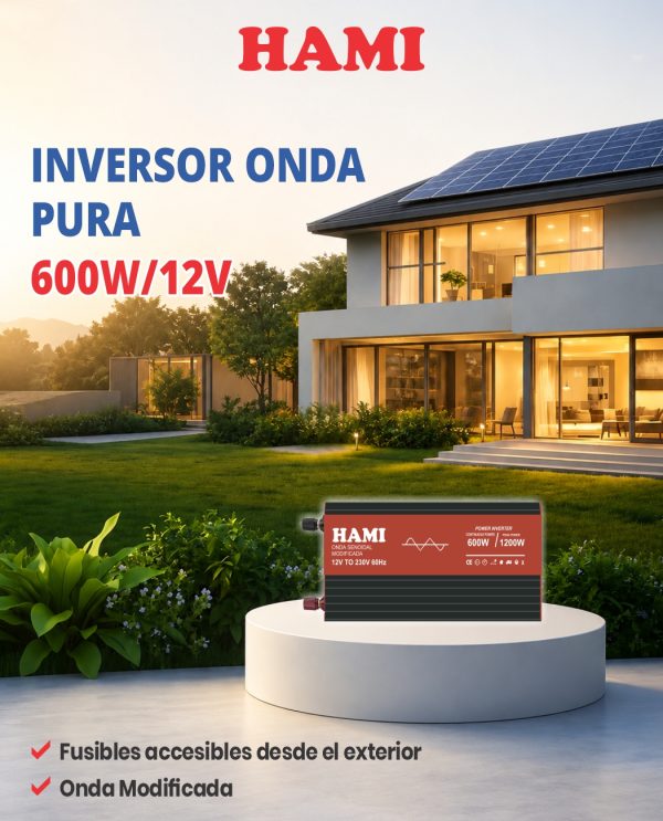 HAMI IMPORTADO 600W/12V ONDA PURA