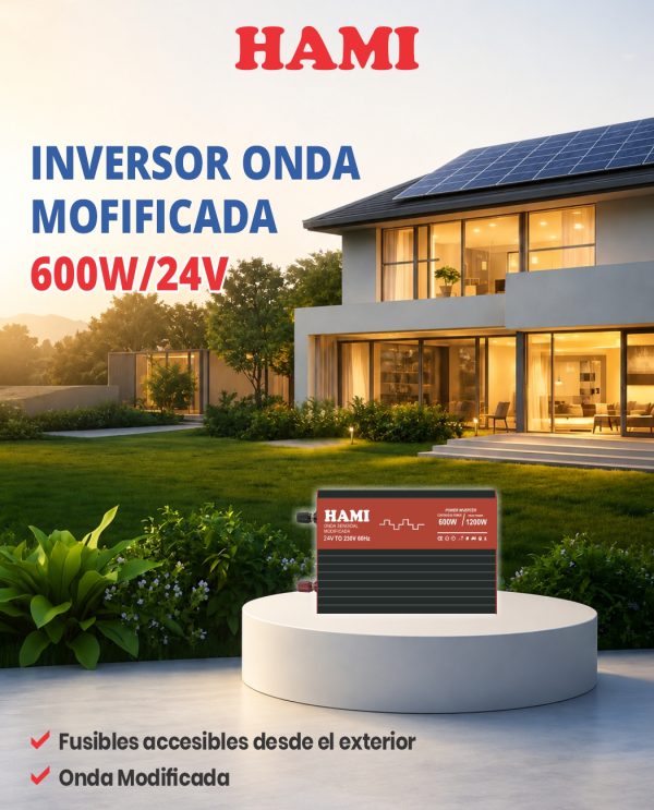 HAMI IMPORTADO 600W/24V ONDA MODIFICADA