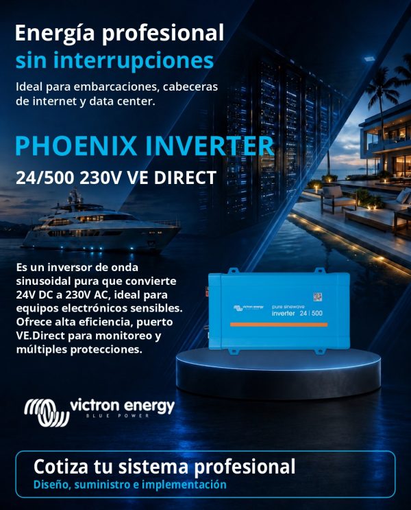 PHOENIX INVERTER 24/500 230V VE DIRECT