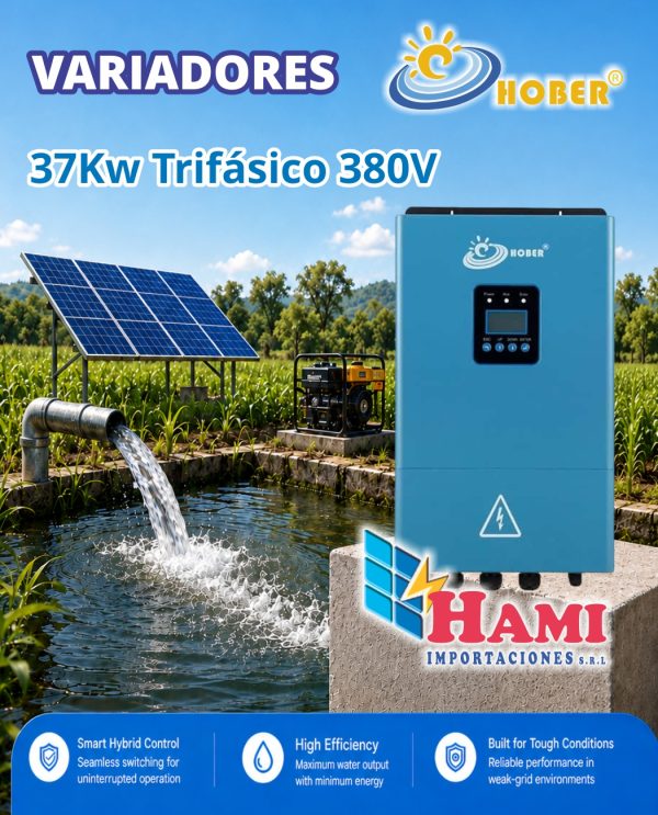 VARIADOR HOBER 37KW TRIFASICO 380V